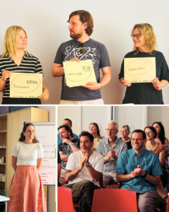 Access-Mitarbeitende bei ihrem Team-Treffen in Nürnberg.